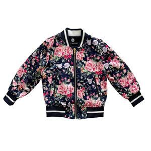 Beau Hudson Floral Bomber Jacket Size 3